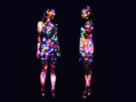 Projection Mapping at Transcending Boundaries, Pace Gallery London