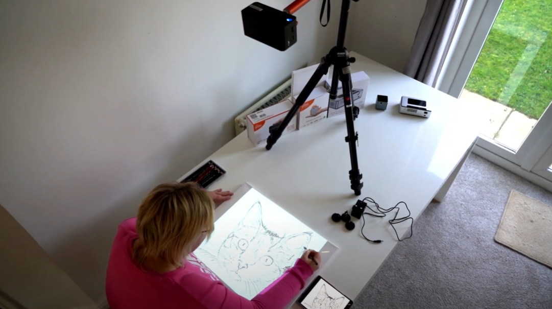 Take Your Art To The Next Level With An Art Projector