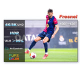 100'' - 120'' NothingProjector Fixed Frame Fresnel Screen (UST)