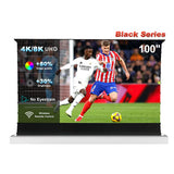 100" - 120" Nothing Projector Black Series ALR Motorized Floor Rising Screen (UST)