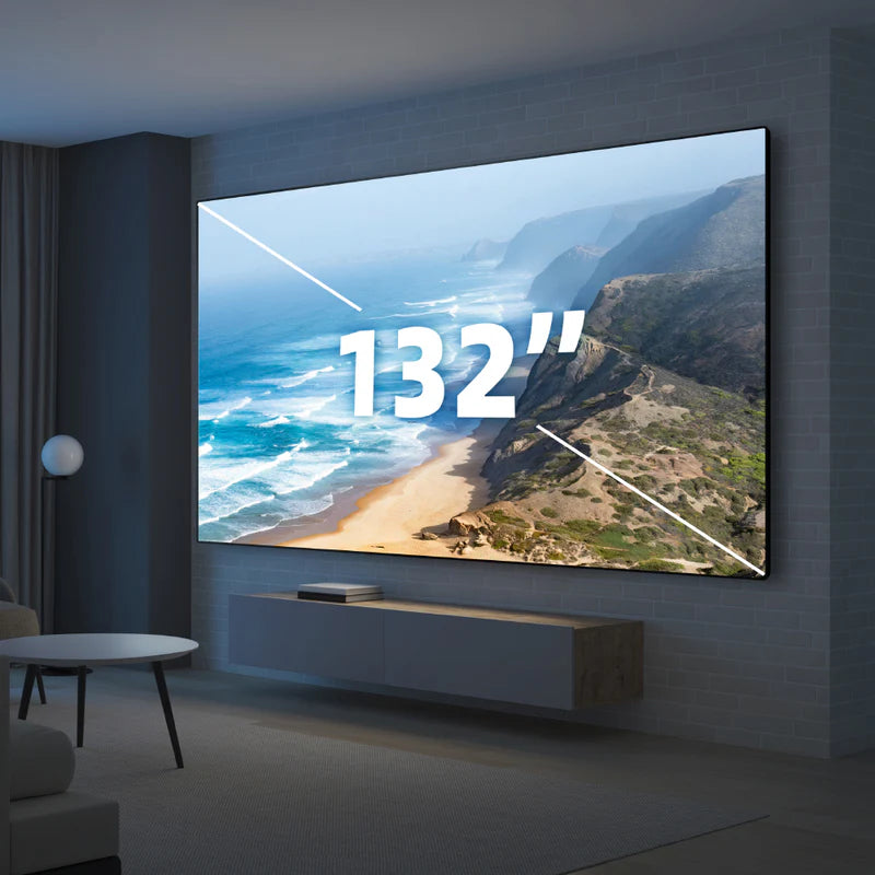 132" NothingProjector Seamless Lenticular 4K UST 95% ALR Projector Screen
