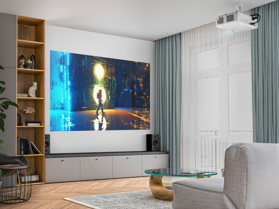 ViewSonic LX720-4KE 3,500 ANSI Lumens 4K Smart Laser Home Projector