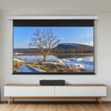 100" - 120" NothingProjector Black Series Slimline Motorized Tension Drop Down ALR Projector Screen (UST)
