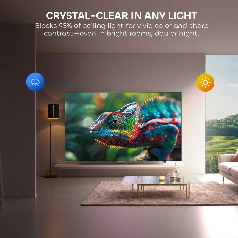 132" NothingProjector Seamless Lenticular 4K UST 95% ALR Projector Screen