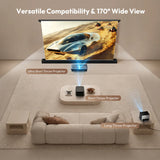 100''-120'' NothingProjector Matte White Motorized Floor Rising Screen For Long/Short/UST Projectors