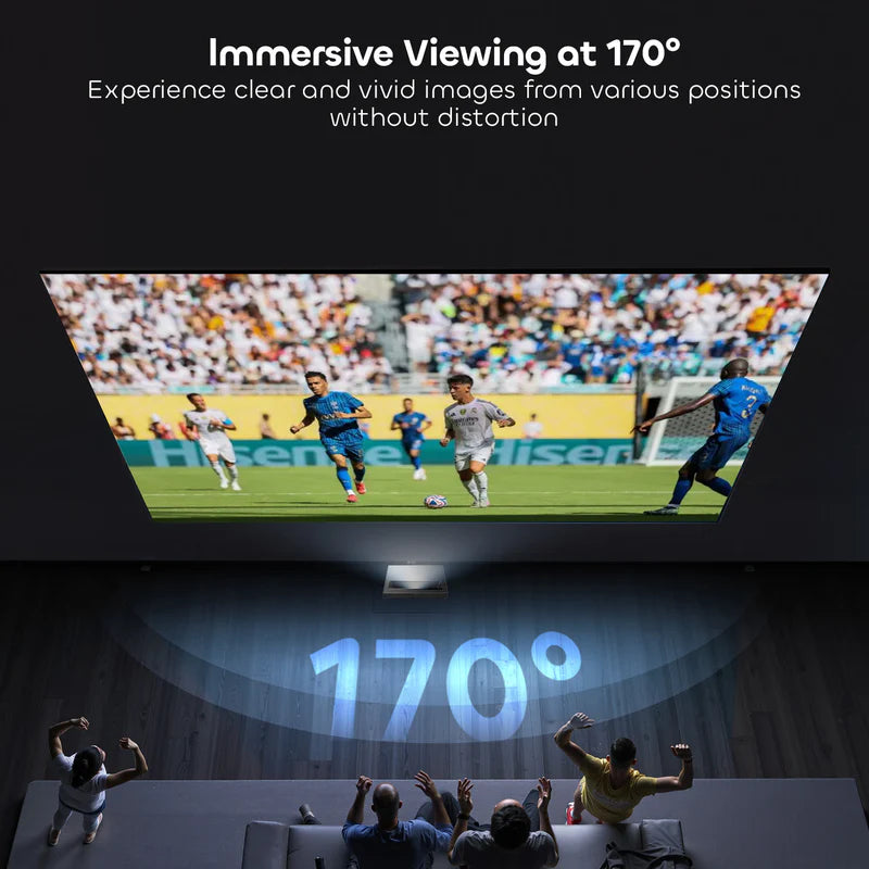 132" NothingProjector Seamless Lenticular 4K UST 95% ALR Projector Screen