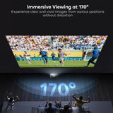 132" NothingProjector Seamless Lenticular 4K UST 95% ALR Projector Screen