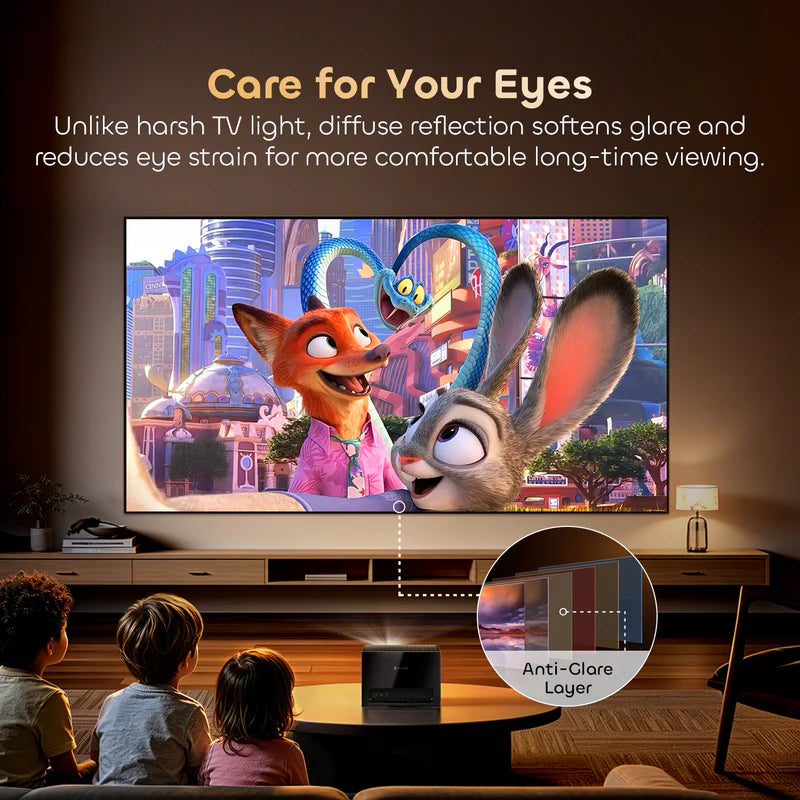 NothingProjector Lenticular 4K ALR Projector Screen for Long/Standard Throw Projectors