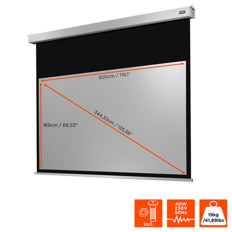 Celexon Projector screen Electric Professional Plus