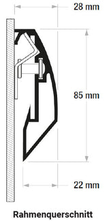 DELUXX Cinema High Contrast Frame Screen - DAYVISION ALR