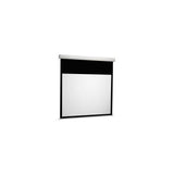 Euroscreen Manual Pull Down 290cm x 163cm Viewing Area 131" Diagonal 16:9 Format Matte White - Black Borders Diplomat Manual Series