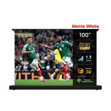 100''-120'' NothingProjector Matte White Motorized Floor Rising Screen For Long/Short/UST Projectors