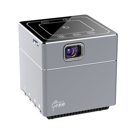 Pico Genie Impact 2.0 Plus Elite Portable Projector for Business, Art, Camping, Travel, Education and more.