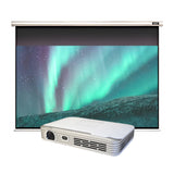 Pico Genie M550 Plus 3.0 Portable Projector Camping, Business, Art, Education, TV and Movie Projector and Acer 90" Manual Screen