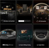 Hisense HT SATURN 4.1.2 CH Soundbar, 720W Dolby Atmos