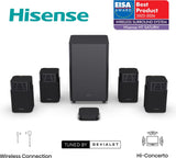 Hisense HT SATURN 4.1.2 CH Soundbar, 720W Dolby Atmos