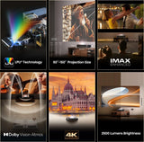 Hisense PT1 4K Smart Laser Cinema UST Projector