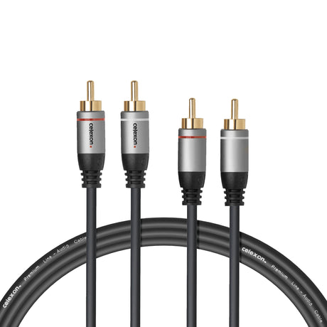 celexon 2x RCA stereo audio cable - Professional Line