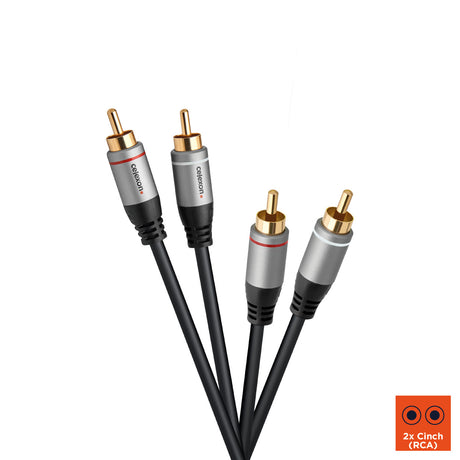 celexon 2x RCA stereo audio cable - Professional Line