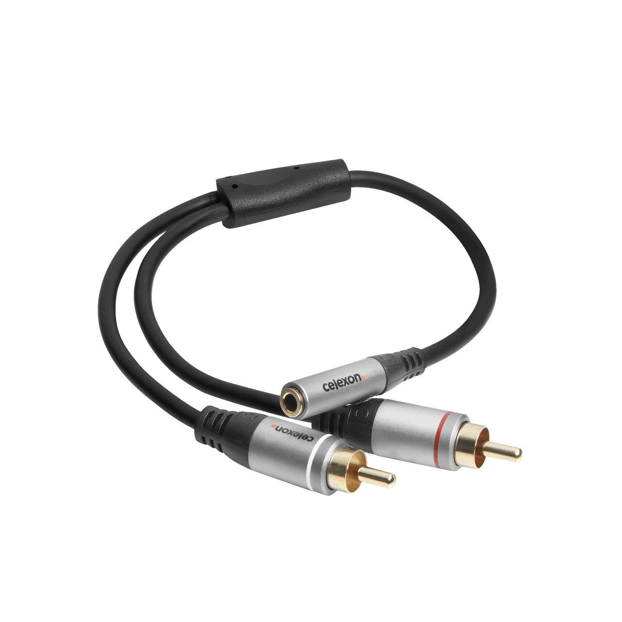 Celexon 2x cinch to 3.5mm stereo jack m/f audio adapter 0.25m - professional line