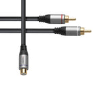 celexon 2x cinch to cinch M/F audio adapter - Professional Line