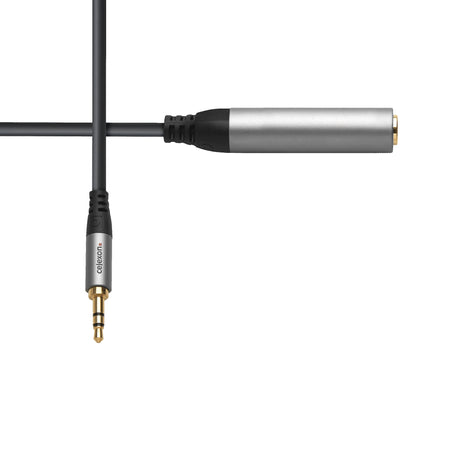 celexon 3.5mm stereo jack to 6.3mm stereo jack M/F audio adapter - Professional Line