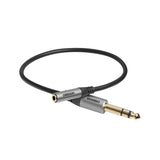 celexon 6.3mm stereo jack to 3.5mm stereo jack M/F audio adapter - Professional Line