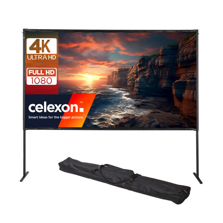 celexon Basic Line Mobile Folding Frame Screen