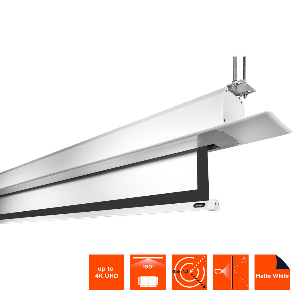 celexon Ceiling Recessed Electric Professional Plus Projector Screen