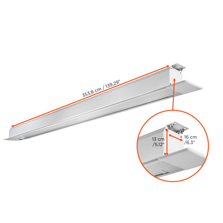 celexon Ceiling Recessed Electric Professional Plus Projector Screen