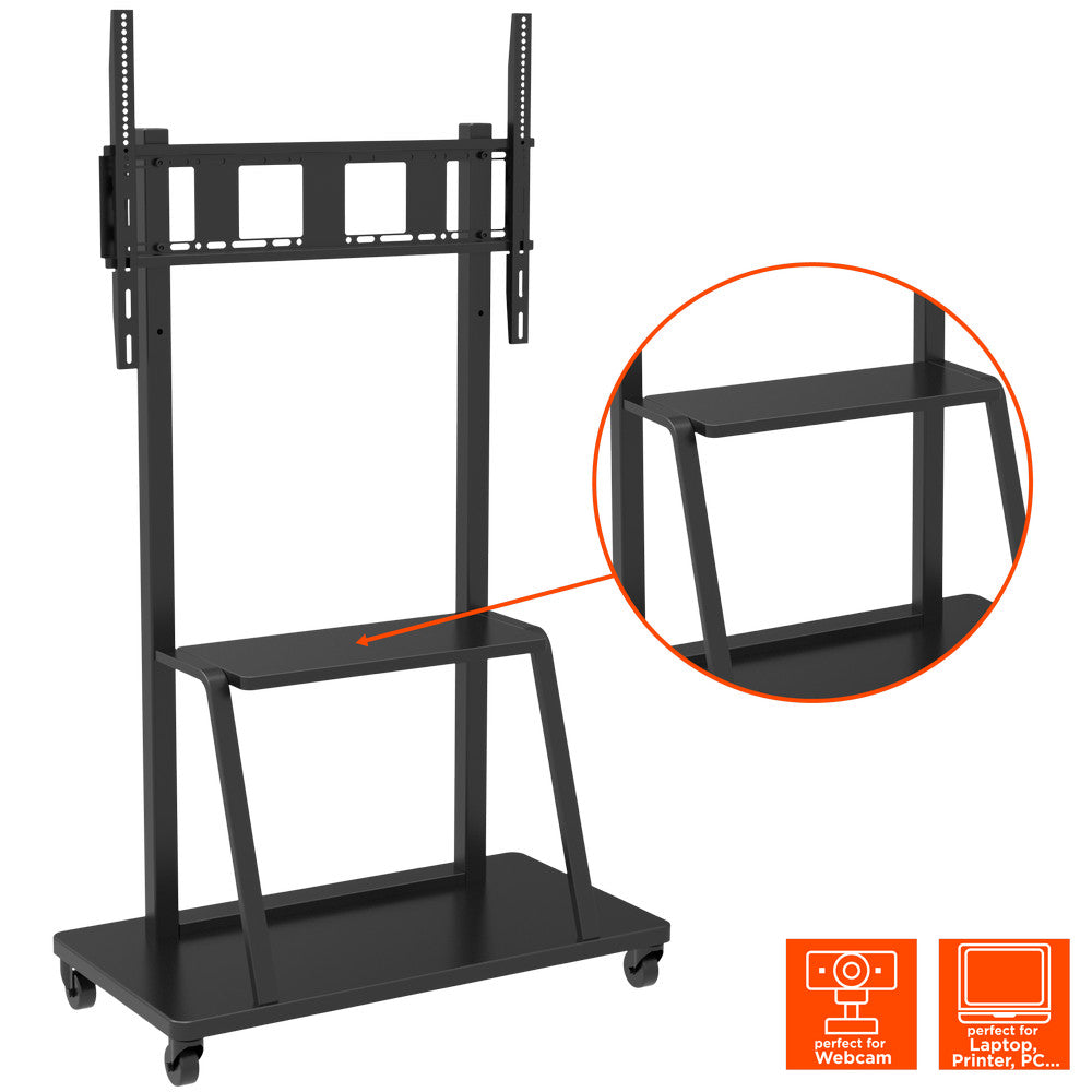 celexon Economy height adjustable display trolley Adjust-55110MP