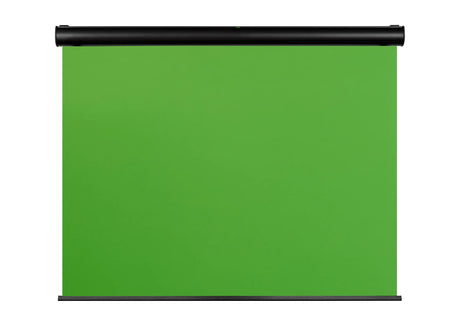 celexon Electric Chroma Key Green Screen - ideal large background for high-quality video content, online training or webcam meetings