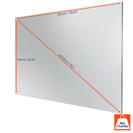 celexon Expert Fixed Frame Projector screen PureWhite