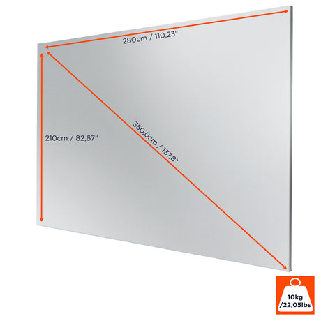 celexon Expert Fixed Frame Projector screen PureWhite