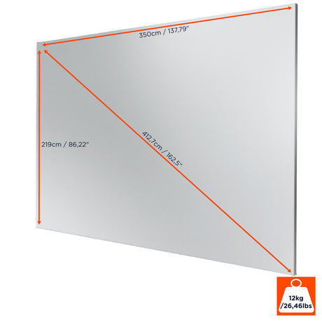 celexon Expert Fixed Frame Projector screen PureWhite