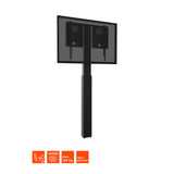 celexon Expert electric height adjustable display stand Adjust-4286WB with wall mounting