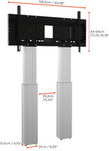 celexon Expert electric height adjustable display stand Adjust-70120WS with wall mounting