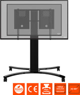 celexon Expert electric height adjustable display trolley Adjust-4286MB