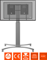 celexon Expert electric height adjustable display trolley Adjust-4286MS