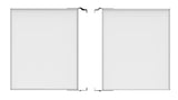 celexon Expert whiteboard wing with lines for 75" displays