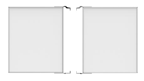 celexon Expert whiteboard wing with lines for 86" displays