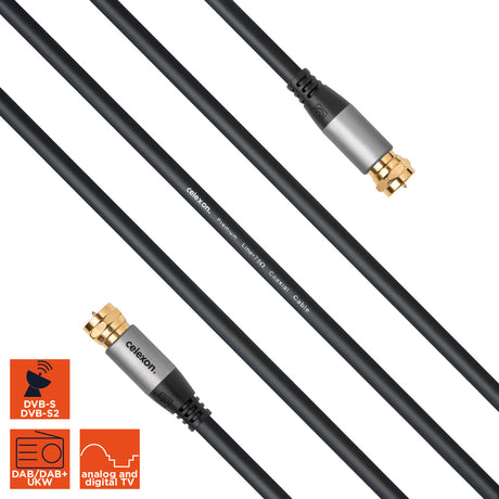 celexon F-plug satellite antenna cable - Professional Line