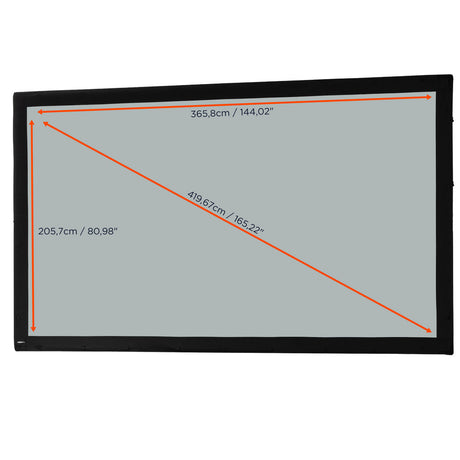celexon Fabric for Folding Frame Mobile Expert - - Rear projection