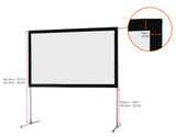 celexon Folding Frame Projector screen Mobile Expert, front projection