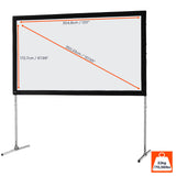 celexon Folding Frame Projector screen Mobile Expert, front projection