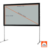 celexon Folding Frame Projector screen Mobile Expert, rear projection