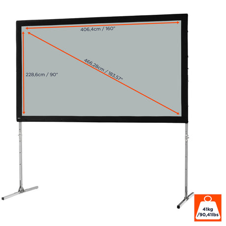 celexon Folding Frame Projector screen Mobile Expert, rear projection