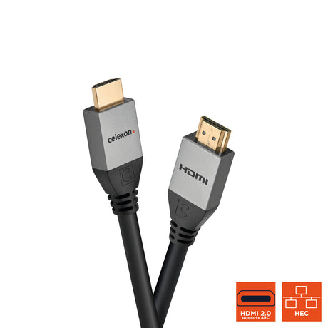celexon HDMI cable with Ethernet - 2.0a/b 4K - Professional Line