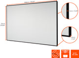 celexon HomeCinema High Contrast Frame Projector Screen - Dynamic Slate ALR