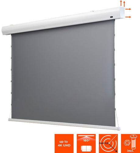 celexon HomeCinema High Contrast projector screen Tension - Dynamic Slate ALR